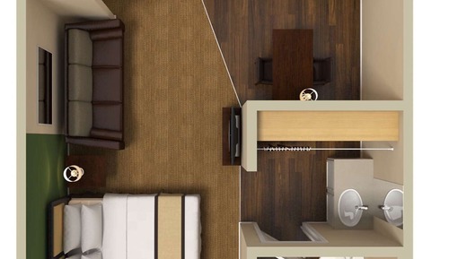 Estudio Deluxe, 1 cama de matrimonio con sofá cama, no fumadores