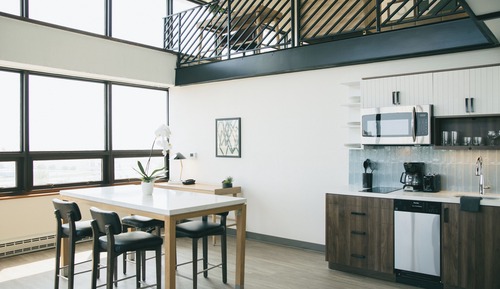 Suite, 1 habitación, cocina, con vistas (Penthouse with Airport View)