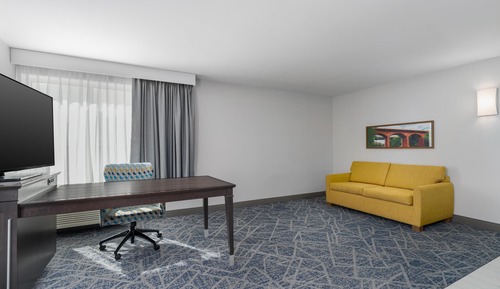 Estudio, 1 cama de matrimonio grande, accesible para personas con discapacidad (Mobility & Hearing)