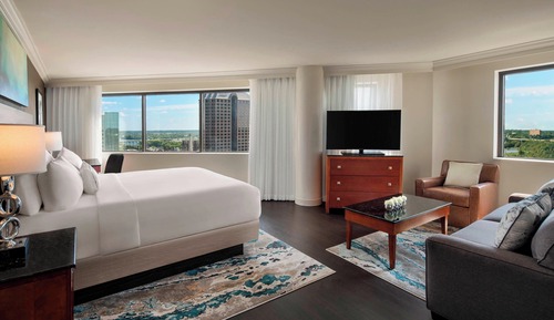 Suite ejecutiva, 1 cama de matrimonio grande con sofá cama, no fumadores, vistas al río