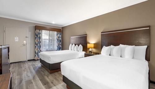 Habitación estándar, 2 camas de matrimonio, no fumadores, frigorífico