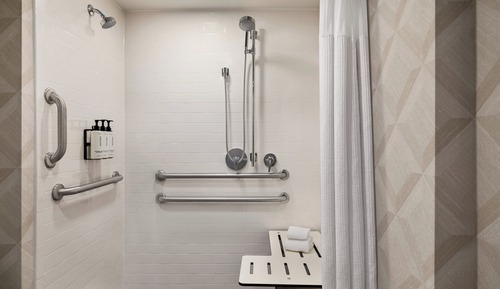 Suite junior, 1 cama de matrimonio grande, ducha adaptada (Communications)