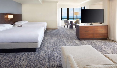 Suite junior, 2 camas de matrimonio, vistas al mar, en esquina (Tapa Collection, Renovated)