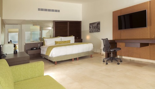 Habitación Club, 1 cama de matrimonio grande, terraza, vistas al mar