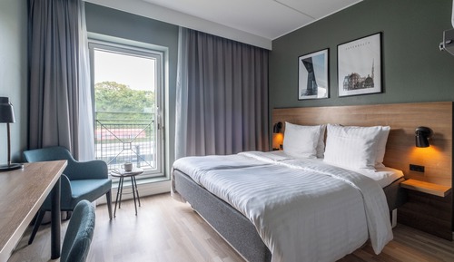 Habitación económica doble, 1 cama de matrimonio grande
