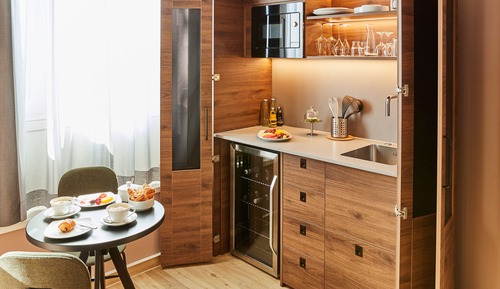 Habitación Deluxe, 1 cama doble, cocina básica (Premium)