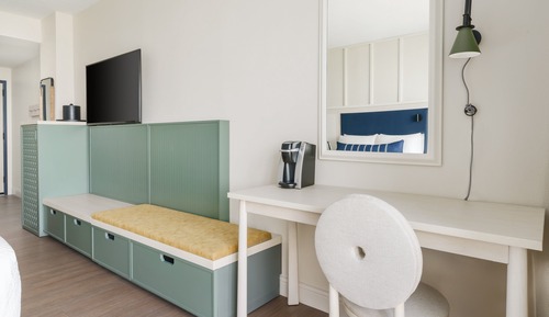 Habitación, 1 cama de matrimonio grande con sofá cama, accesible en silla de ruedas (Sunset)