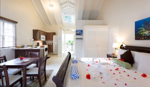 Suite estudio, 1 habitación, cocina, frente a la playa