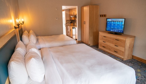Suite superior, varias camas