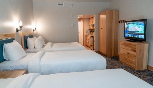 Suite superior, varias camas