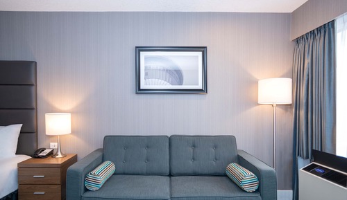 Habitación estándar, 1 cama de matrimonio grande con sofá cama