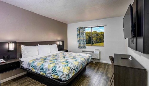 Habitación Deluxe, 1 cama de matrimonio grande, fumadores, frigorífico y microondas