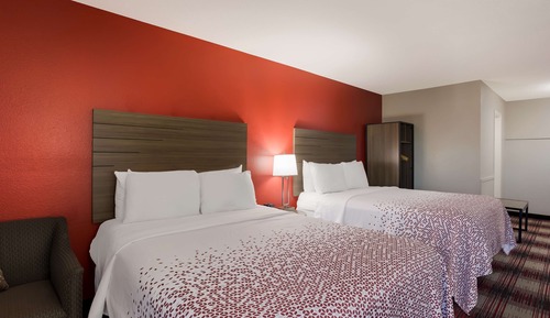 Habitación estándar, 2 camas de matrimonio, no fumadores, frigorífico y microondas