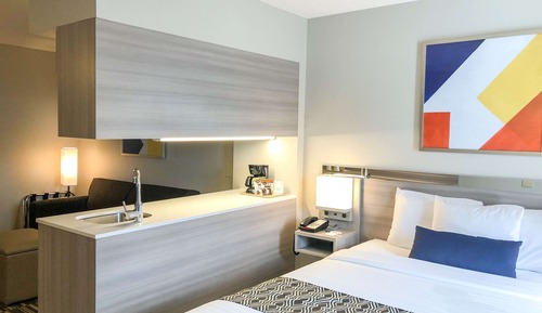 Suite estudio, 1 cama de matrimonio, accesible para personas con discapacidad, no fumadores
