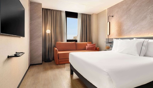 Habitación superior, 1 cama de matrimonio con sofá cama