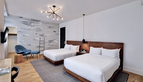 Habitación, 2 camas de matrimonio