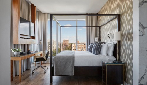 Suite estudio, 1 cama de matrimonio grande, terraza