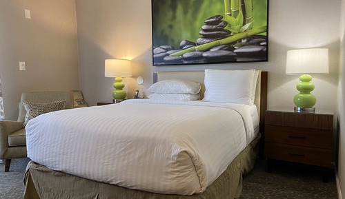 Habitación estándar, 1 cama de matrimonio, patio, en una planta alta