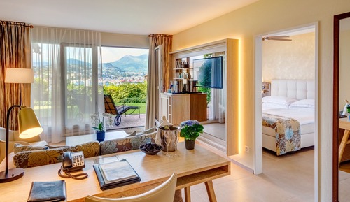 Suite, vistas al jardín