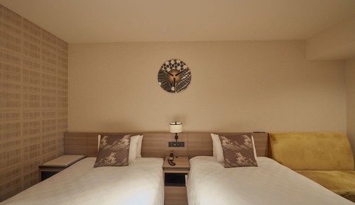Habitación estándar con 2 camas individuales, no fumadores (33th-36th Panorama Floor)