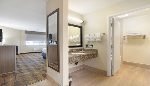 Habitación estándar, 1 cama de matrimonio grande, no fumadores, frigorífico y microondas