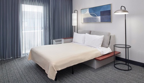 Habitación, 1 cama de matrimonio grande con sofá cama