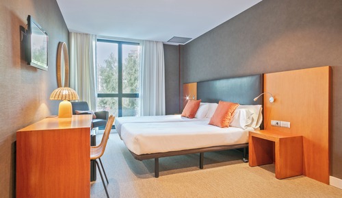 Habitación estándar con 1 cama doble o 2 individuales