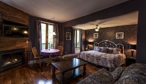 Habitación Deluxe, 1 cama de matrimonio grande con sofá cama, cocina, vistas al lago
