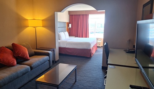 Suite, 1 cama de matrimonio grande con sofá cama, no fumadores (Extended Stay)