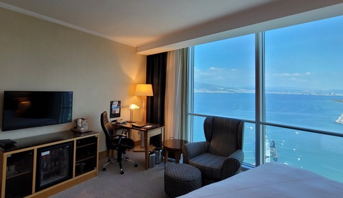 Habitación Club, 1 cama de matrimonio grande, fumadores, vistas al mar