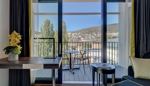 Habitación ejecutiva doble, balcón, vistas a la ciudad