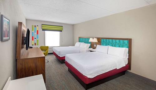 Habitación, 2 camas de matrimonio, accesible para personas con discapacidad, no fumadores