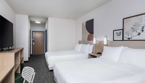Habitación, 2 camas de matrimonio, accesible para personas con discapacidad