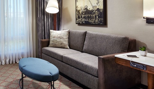 Habitación, 1 cama de matrimonio grande con sofá cama