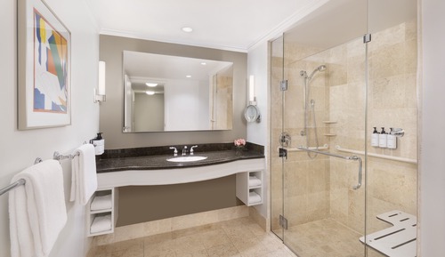 Habitación clásica, 1 cama de matrimonio grande, accesible en silla de ruedas (Roll-In Shower)