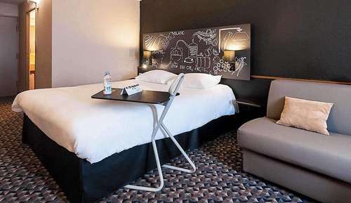 Habitación familiar doble, 1 cama doble con sofá cama