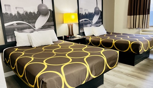 Habitación estándar, 2 camas de matrimonio, no fumadores