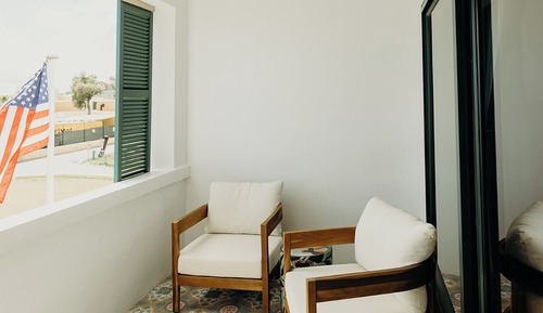 Habitación Deluxe, 2 camas de matrimonio, balcón, vistas al mar