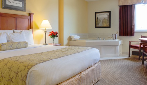 Suite romántica, 1 cama de matrimonio grande, bañera de hidromasaje