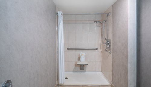 Habitación, 1 cama de matrimonio grande (Mobility Roll-In Shower)