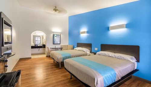 Habitación Deluxe, 2 camas de matrimonio, no fumadores, frigorífico y microondas