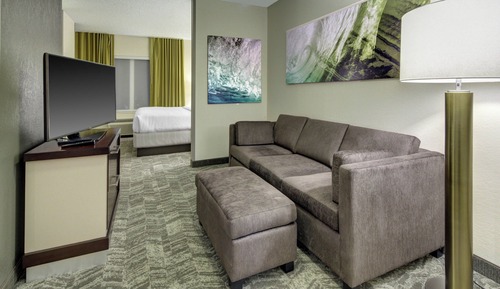 Suite, varias camas (Mobility/Hearing Access, Roll-In Shwr)