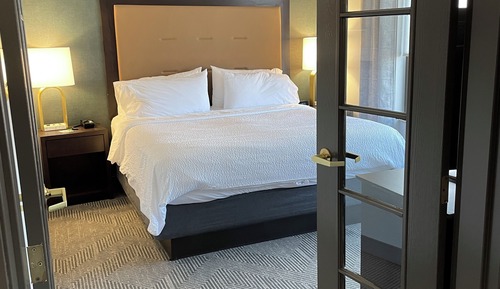 Suite, 1 cama de matrimonio grande, accesible en silla de ruedas (Communications)