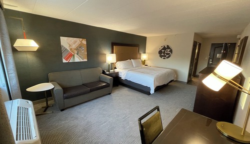 Habitación estándar, 1 cama de matrimonio grande con sofá cama