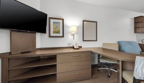 Suite estudio, 2 camas de matrimonio, bañera accesible (Mobility)