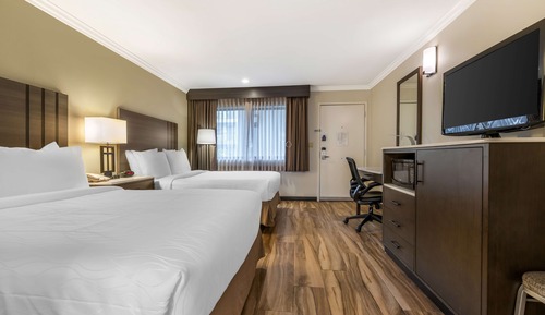 Habitación estándar, 2 camas de matrimonio, no fumadores, microondas