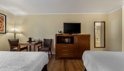 Habitación estándar, 2 camas de matrimonio, no fumadores, frigorífico y microondas