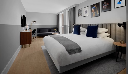 Habitación Premium, 1 cama de matrimonio grande con sofá cama