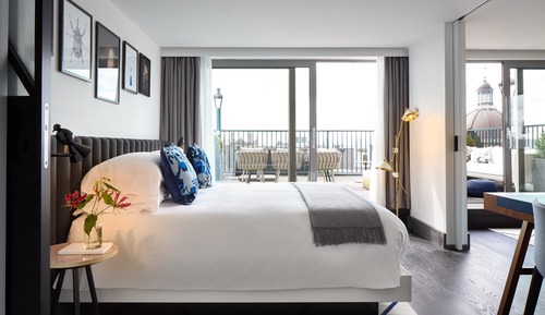Ático, 1 cama de matrimonio grande (De Witt)