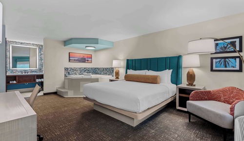 Habitación estándar, 1 cama de matrimonio grande, fumadores, bañera de hidromasaje